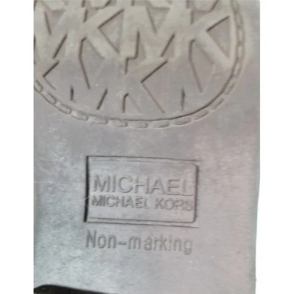 Michael Kors Girl's Ankle Booties Brown Faux Suede Zippers MK Logo Shoe Size 11K - Picture 11 of 11